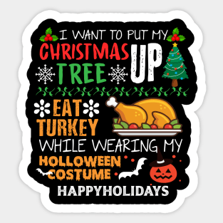 happy holidays Sticker